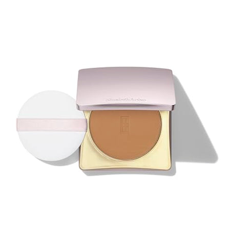 Elizabeth Arden Flawless Finish Skincaring Pressed Powder Mattifying Medium Deep 9.9 g