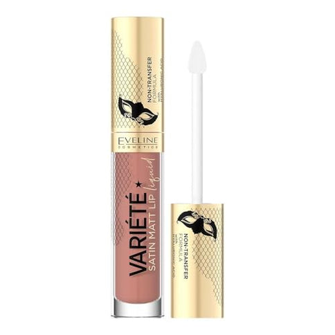 Eveline Cosmetics Variété Liquid Lipstick Satin Matt 4.5ml Peach Mousse