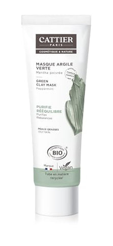 Cattier Grüne Clay Mask Fettige Haut 100 ml