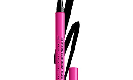 NYX Jumbo Lash 2-in-1 Eyeliner & Lash Adhesive – Baddest Black, 1 ml