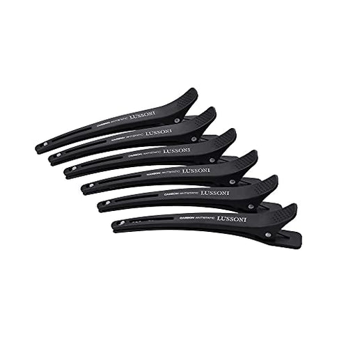 Tb Tools For Beauty LUSSONI Carbon Hairdressing Clips Schwarz