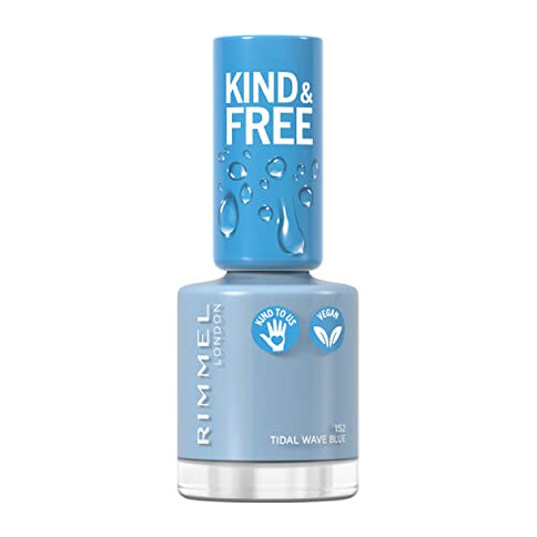 Rimmel Kind & Free Nail Polish Tidal Wave Blue 8ml