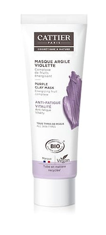 Cattier Organic Purple Clay Mask All Skin Types 100 ml
