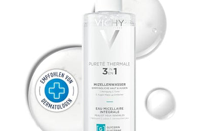 Vichy Mizellenwasser Pureté Thermale Mineral – empfindliche Haut, 400 ml