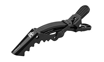 Sibel Hair Separating Clips 11 cm Black