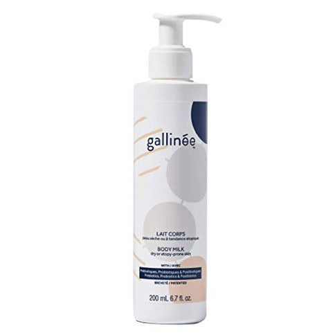 Gallinée Body Milk - Natürliche Feuchtigkeitspflege mit Milchsäure, 200 ml