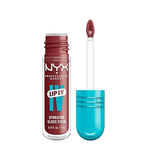 NYX Lip IV Hydrating Gloss Stain Drippin' In Rose 5 ml
