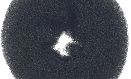 Sibel Bun Ring Nylon 10cm Black Haargummi