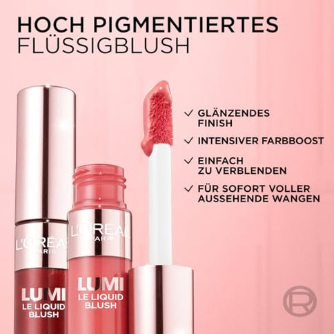 L'Oréal Paris Lumi Liquid Blush - Cool Berry 645, 10 ml