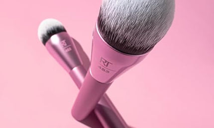 Real Techniques Power Pigment Blush Makeup Brush Rosa