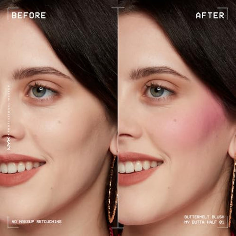 NYX Buttermelt Powder Blush My Butta Half 01 5 g