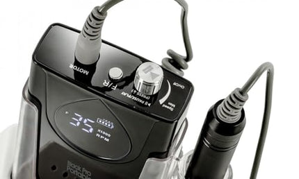 Xanitalia Pro Black Pro Nagelfräser – Tragbar, Wiederaufladbar, 0–35.000 U/min