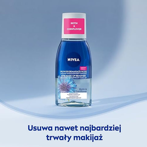 NIVEA Doppelweg-Augen Make-up Entferner Kornblumenextrakt 125 ml