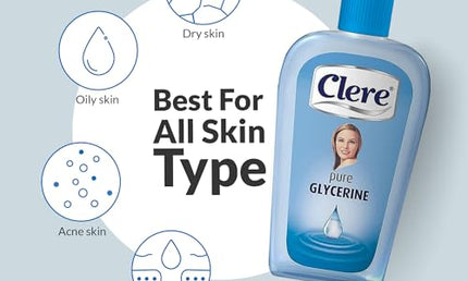 Clere BP Pure Glycerin - Body Oil, 200 ml, farblos