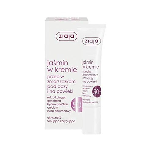Ziaja Jasmin 50+ Augencreme Kokosduft 15 ml
