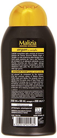 Malizia Duschschaum Glättend Argan & Vanille 300 ml