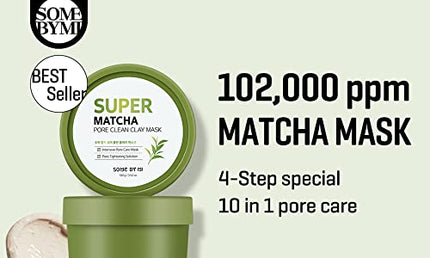 Some By Mi Super Matcha Pore Clean Clay Mask Grün 100 g