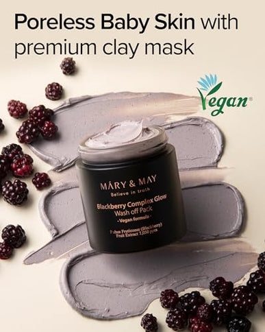 Mary & May Glow Mask Grau 125 g
