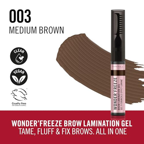 Rimmel Wonder'Freeze Brow Gel Medium Brown