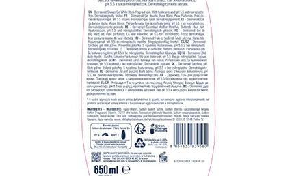 Dermomed Bath White Musk Shower Gel 650 ml