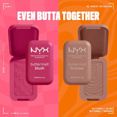 NYX Buttermelt Powder Blush My Butta Half 01 5 g