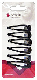 Setablu Clic Clac 5 cm Nero Haarclips