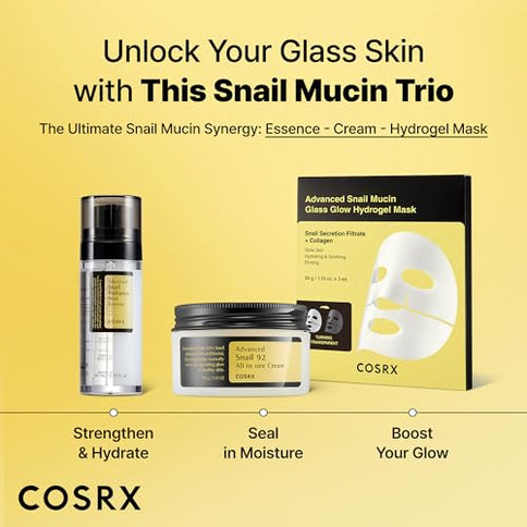 Cosrx Advanced Snail Radiance Dual Essence Glow Serum 80ml