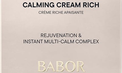 BABOR Skinovage Calming Cream Rich Gesichtscreme – Rose, 50 ml