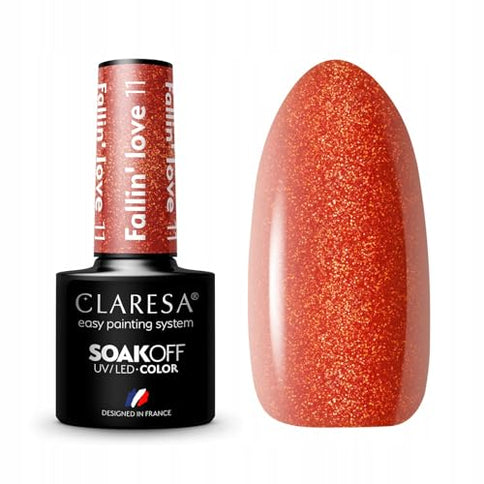 Claresa Fallin Love UV Nagellack 5ml Rot