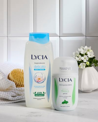 Lycia Delicato Shower Gel 750ml Bianco