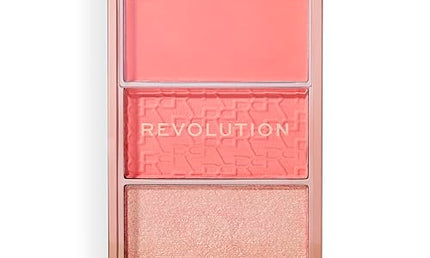 Revolution Beauty Blush Icon Palette Authentic Peach 3 Farben 10 g