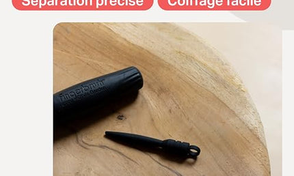 Olivia Garden Fingerbrush Detangler Haarbürste – Black Ionized Nylon, Klein