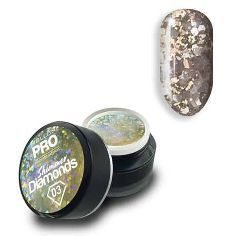 Mollon Pro Mol Shimmer Diamonds Highlighter – Natürliches Finish