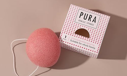 Sister Young Pura Konjac Sponge Pink Facial Cleansing Sponge