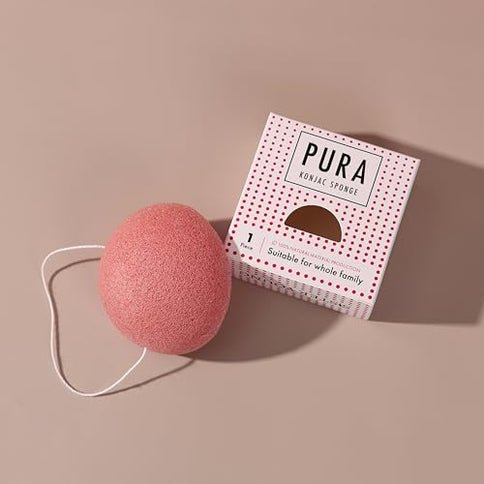 Sister Young Pura Konjac Sponge Pink Facial Cleansing Sponge