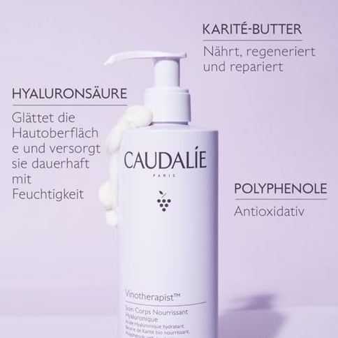Caudalie Vinotherapist Nährende Körperlotion mit Hyaluronsäure 400 ml