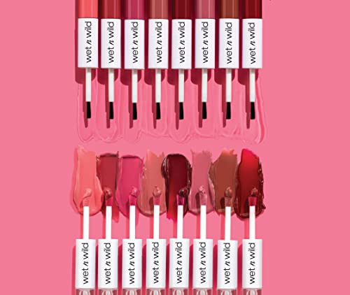 Wet 'N' Wild Megalast Lock n' Shine Dual-Ended Lip Color & Gloss Red-Y-For Me 1 ml
