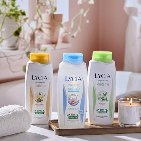 Lycia Delicato Shower Gel 750ml Bianco