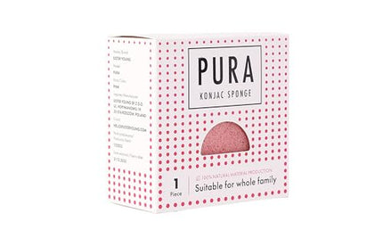 Sister Young Pura Konjac Sponge Pink Facial Cleansing Sponge