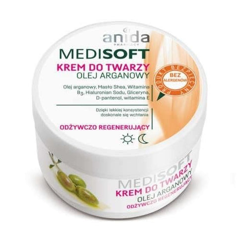 Anida Medisoft - Nährende Gesichtscreme mit Arganöl 100ml