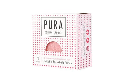 Sister Young Pura Konjac Sponge Pink Facial Cleansing Sponge