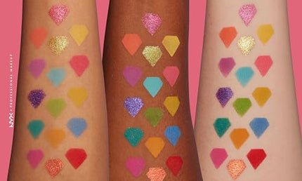 NYX Ultimate Shadow Palette - 16 Farbtöne, Lidschattenpalette, 12.8 g