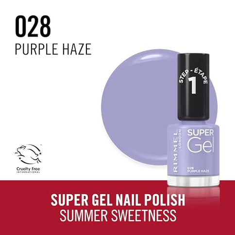 Rimmel London Super Gel Nagellack Purple Haze 28 12 ml