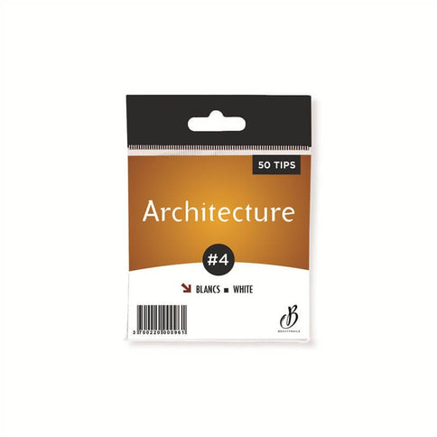 Beautynails White Architecture Tips No. 04 Nail Tips