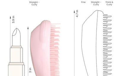 Tangle Teezer Original Anti-Pull Hairbrush Pink für feines Haar