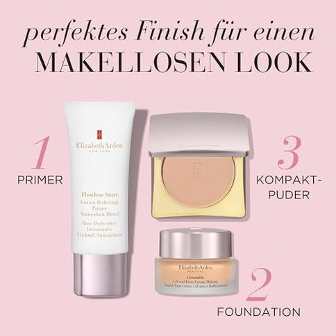 Elizabeth Arden Flawless Finish Skincaring Pressed Powder Mattifying Medium Deep 9.9 g