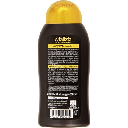 Malizia Duschschaum Glättend Argan & Vanille 300 ml