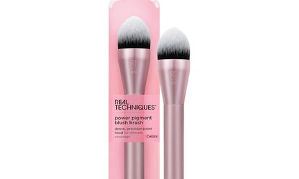 Real Techniques Power Pigment Blush Makeup Brush Rosa