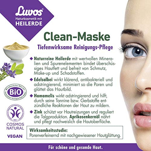 Luvos Purifying Mask Cremefarben 15 ml