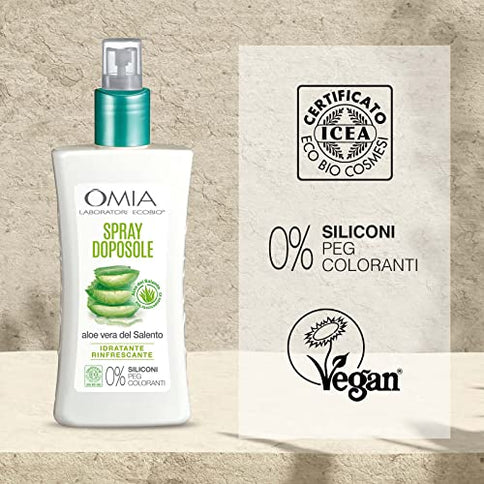 Omia Organic Aloe Vera After Sun Spray 200 ml